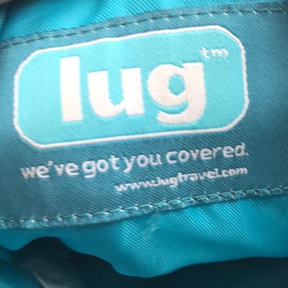 Lug quilted crossbody bag purse blue dark teal - Picture 10 of 11